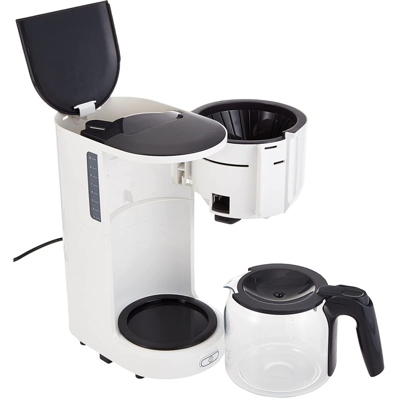 Shop Braun 1000Watts, Coffee Maker 10 Cups, White KF3100WHCM in Kuwait Kokonano